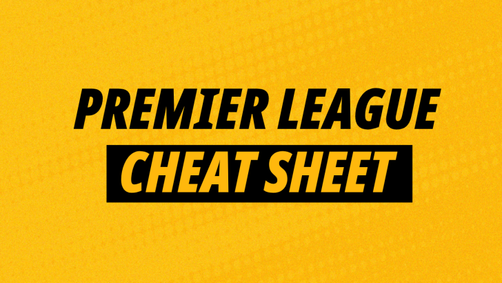 Image for Premier League football cheat sheet